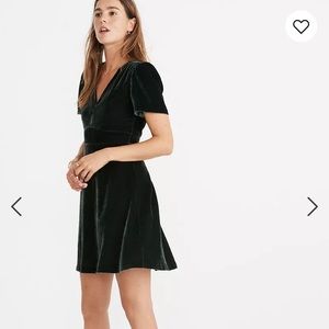 Madewell Velvet dress
